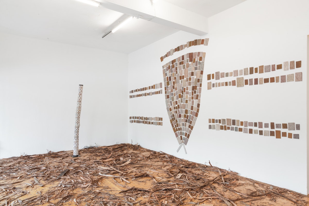 Marrnyula Mununggurr, Ganybu, 2015, installation at Gertrude Contemporary.