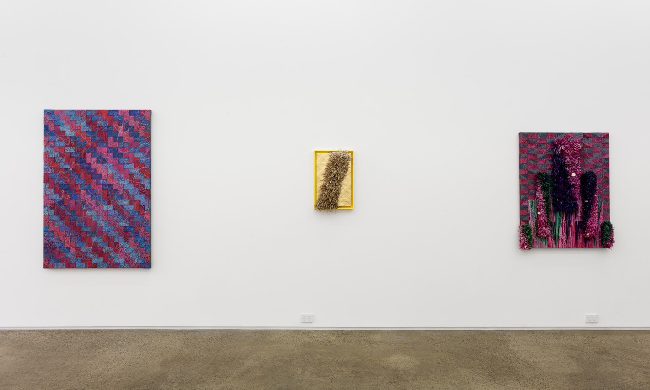 Sam Martin, 2017, installation view at Gertrude Glasshouse. Photo: Christo Crocker.