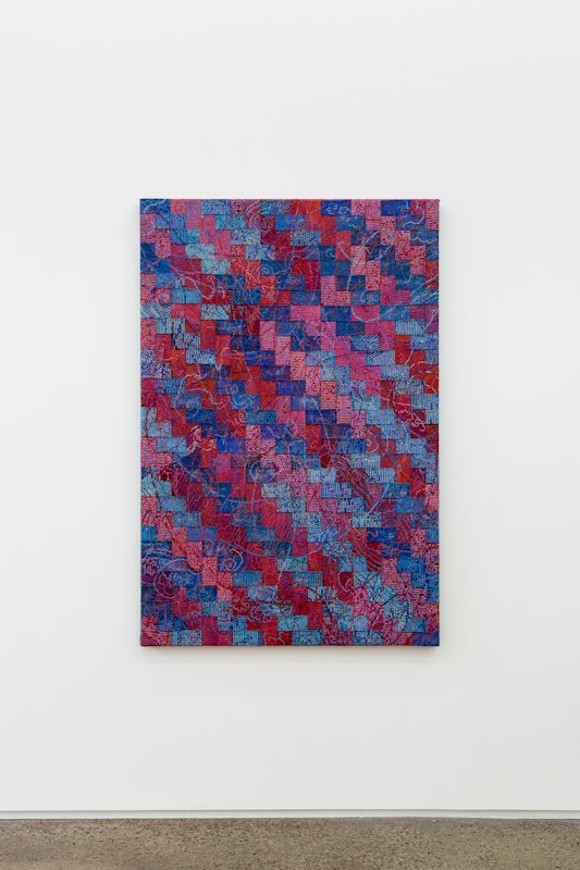 Sam Martin, The Sun Myth, 2017, presented as part of Specimen, Offering at Gertrude Glasshouse. Photo: Christo Crocker.