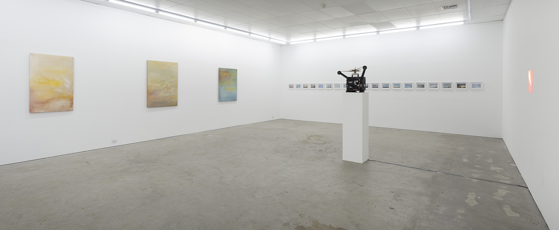  Todd McMillan and Sarah Mosca, Late Summer, 2021, installation view at Gertrude Contemporary.  Photo: Christian Capurro.