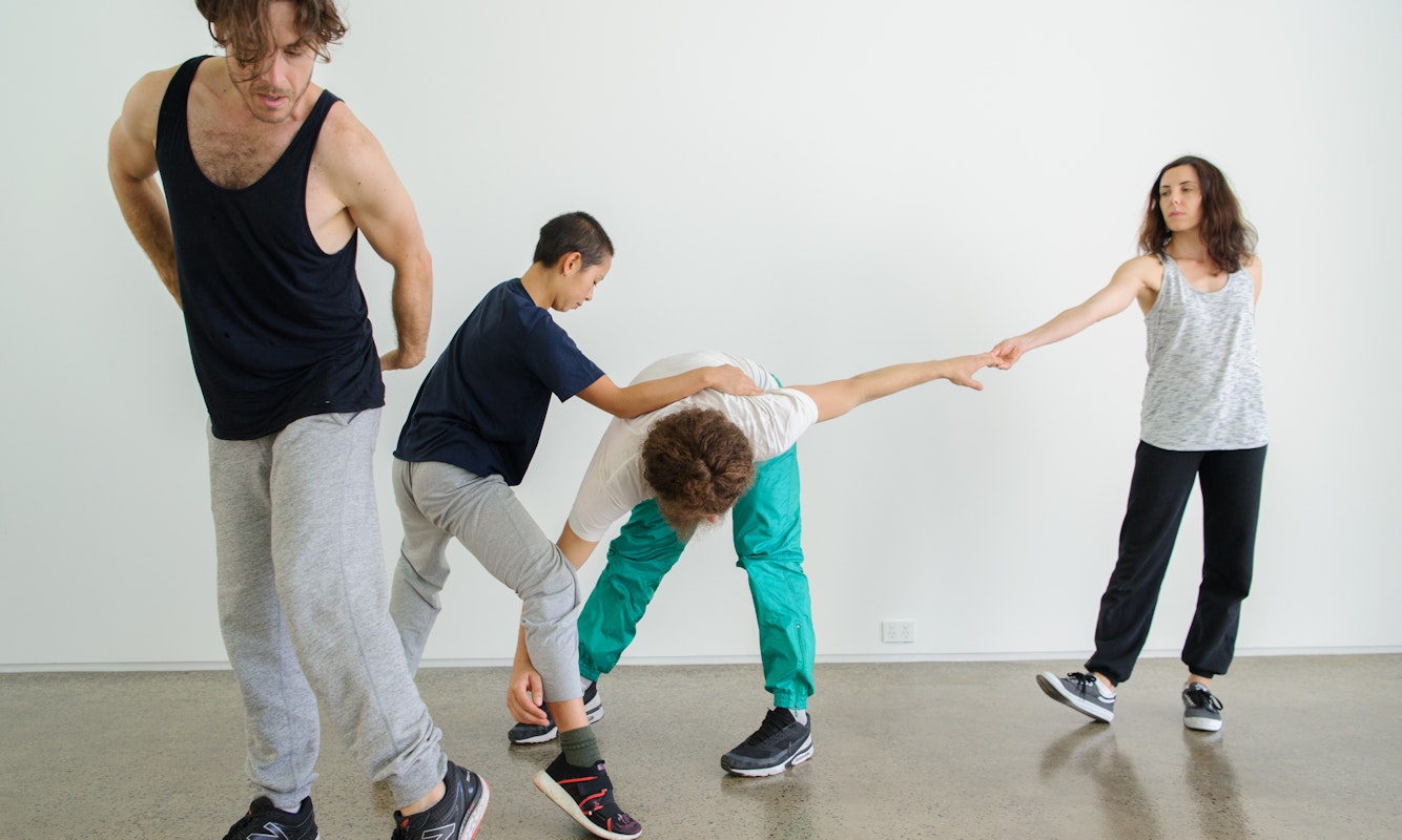 Shelley Lasica, The Design Plot, 2017, performance at Gertrude Glasshouse. Photo: Sarah Walker.