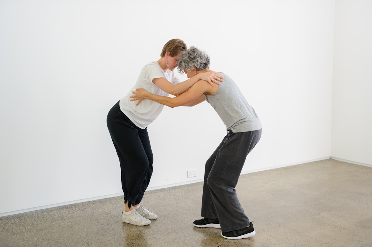 Shelley Lasica, The Design Plot, 2017, performance at Gertrude Glasshouse. Photo: Sarah Walker.