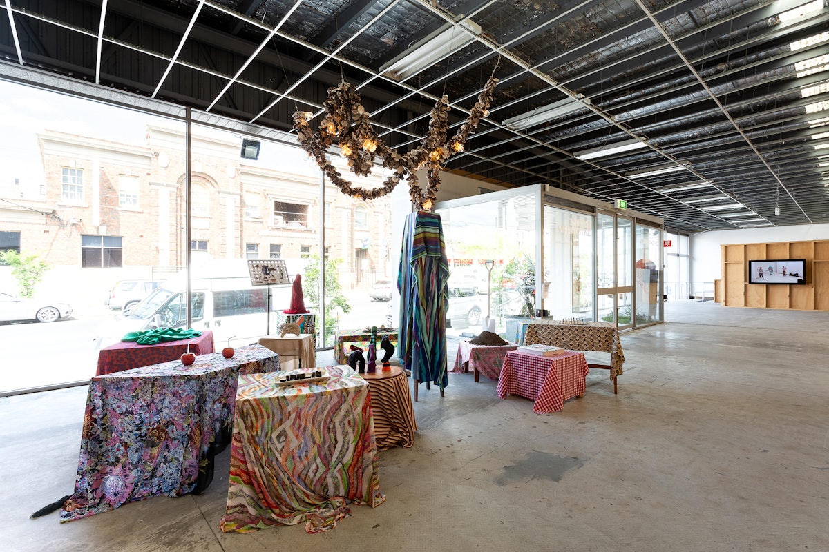 The Telepathy Project, Objects seen in dreams should be manufactured and put on sale (after Breton), 2018, presented as part of Zzzzz: Sleep, Somnambulism, Madness, curated by Mark Feary, at Gertrude Contemporary. Photo: Christo Crocker.