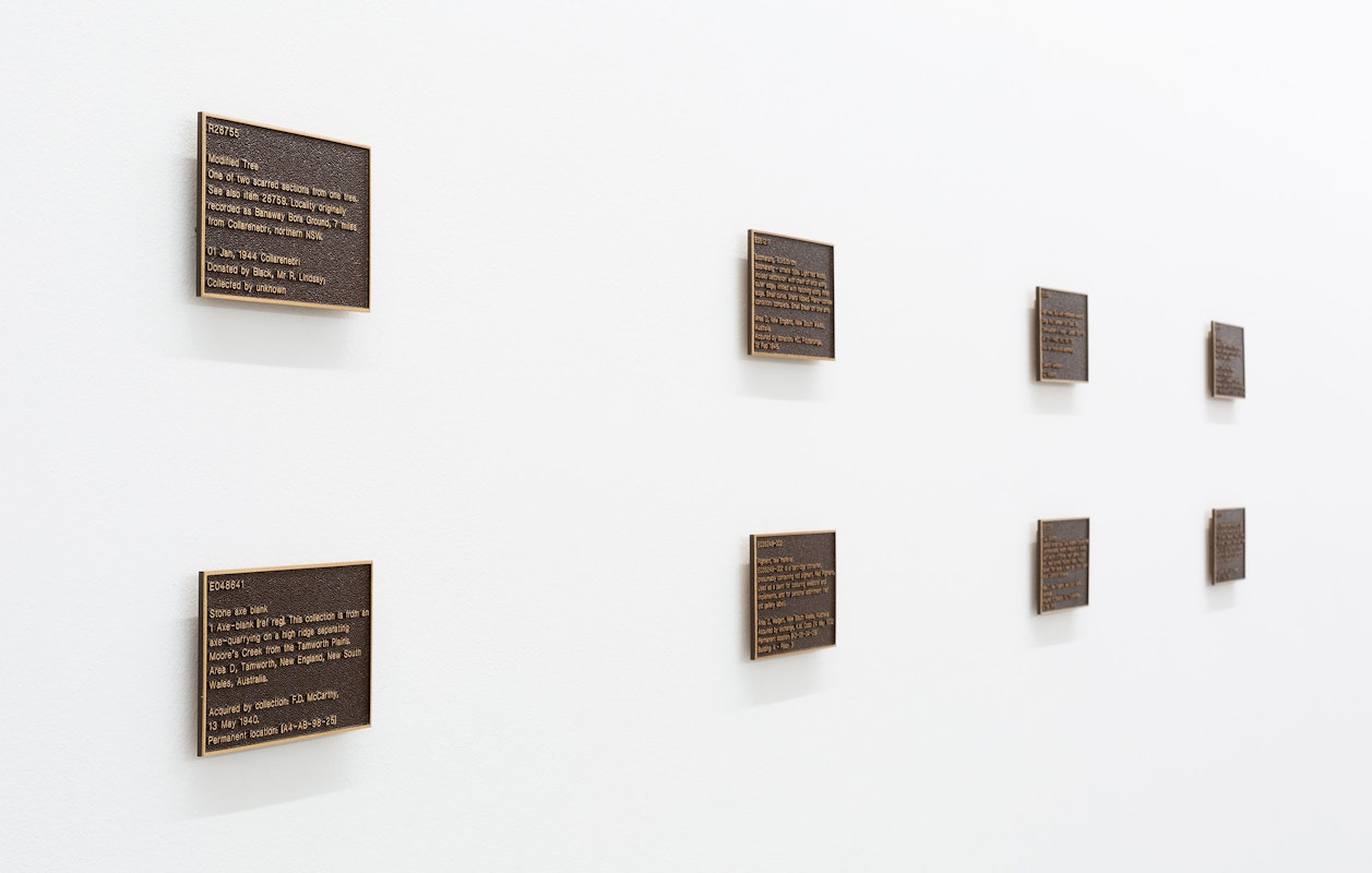 Warraba Weatherall, To Know and Possess, 2021, presented as part of Octopus 21: On Fire, 2021, at Gertrude Contemporary. Photo: Chistian Capurro.