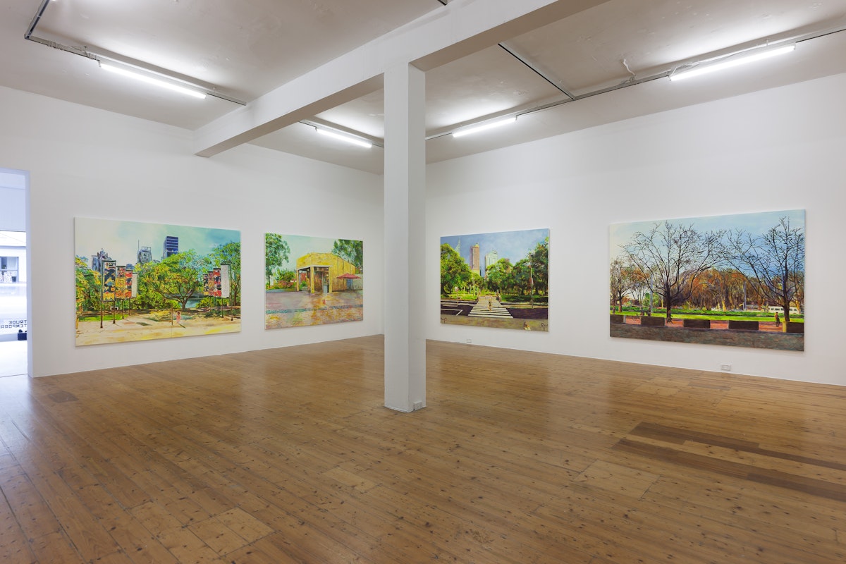 The Scene, Geoff Newton, 2014, Installation View