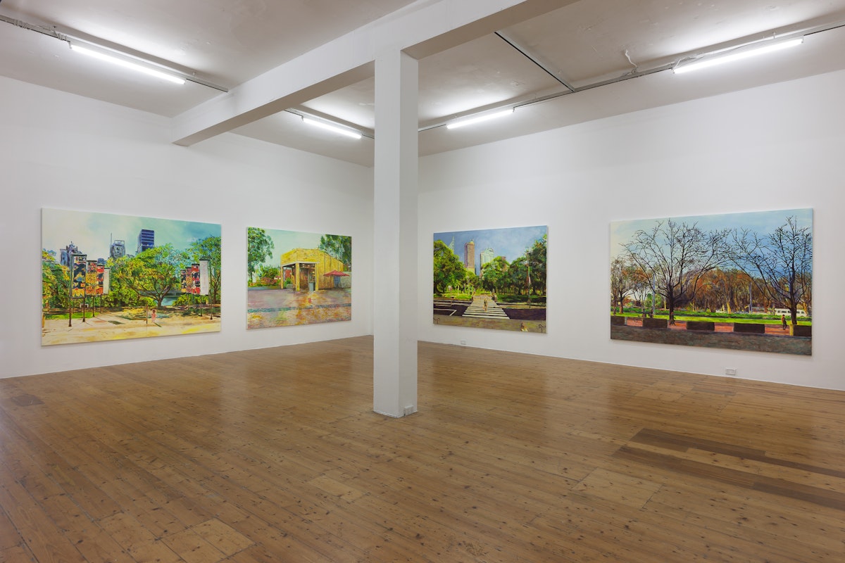 The Scene, Geoff Newton, 2014, Installation View