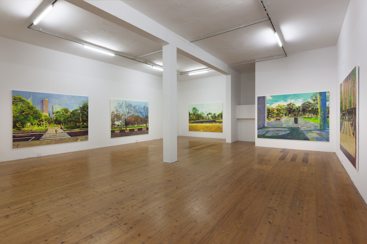 The Scene, Geoff Newton, 2014, Installation View