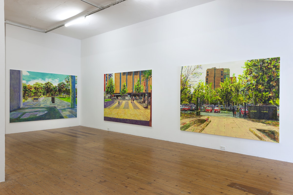 The Scene, Geoff Newton, 2014, Installation View