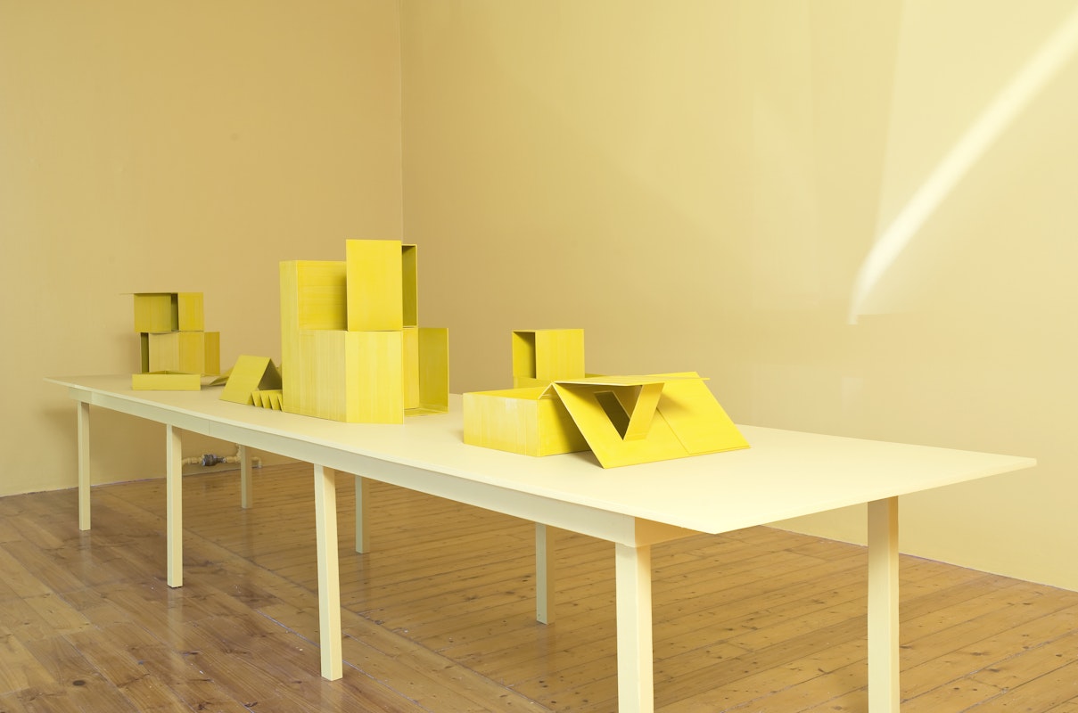 Irregular Hexagon, 2012, installation at Gertrude Contemporary. 