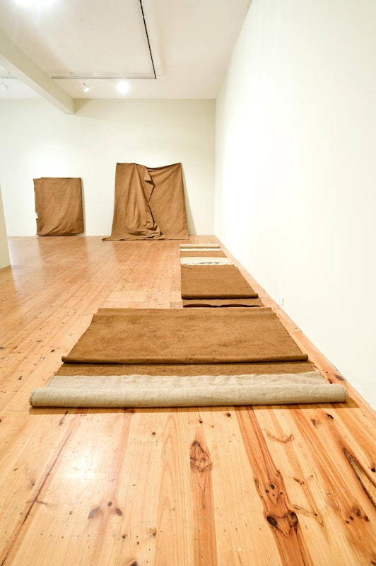 Irregular Hexagon, 2012, installation at Gertrude Contemporary.