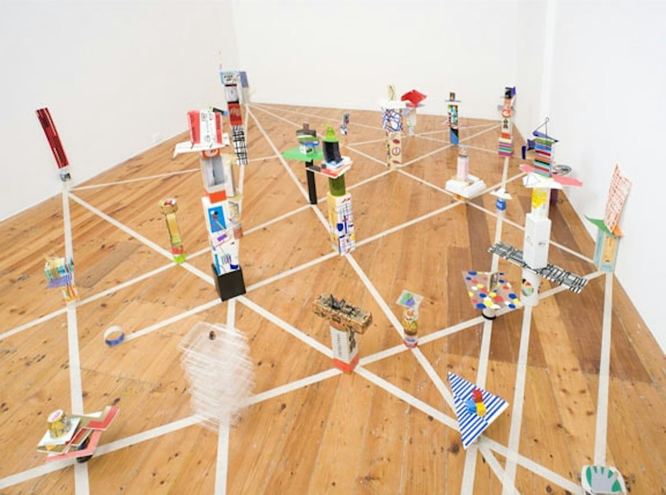 Masato Takasaka, ALMOST EVERYTHING ALL AT ONCE, TWICE, THREE TIMES (IN FOUR PARTS…), 2012, installation at Gertrude Contemporary. Image courtesy of the Gertrude Contemporary archives.