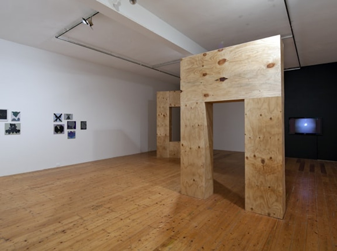 Catching Trucks, 2011, installation at Gertrude Contemporary. Image courtesy of the Gertrude Contemporary archives.