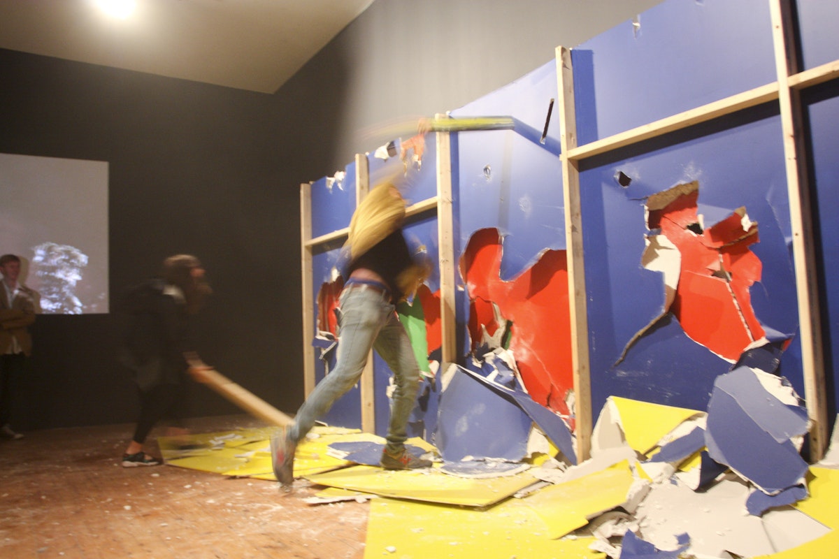 Always Moving (A performance laboratory in several parts), 2010, installation at Gertrude Contemporary. Image courtesy of the Gertrude Contemporary archives.