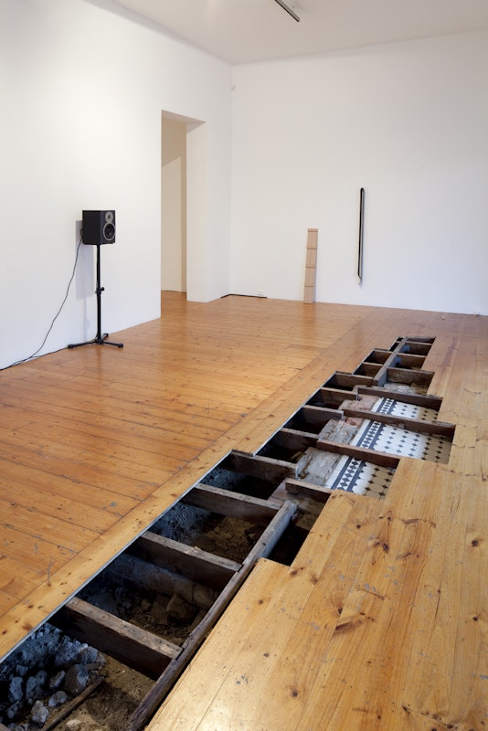 Installation view of Opening Lines at Gertrude Contemporary, 2010.