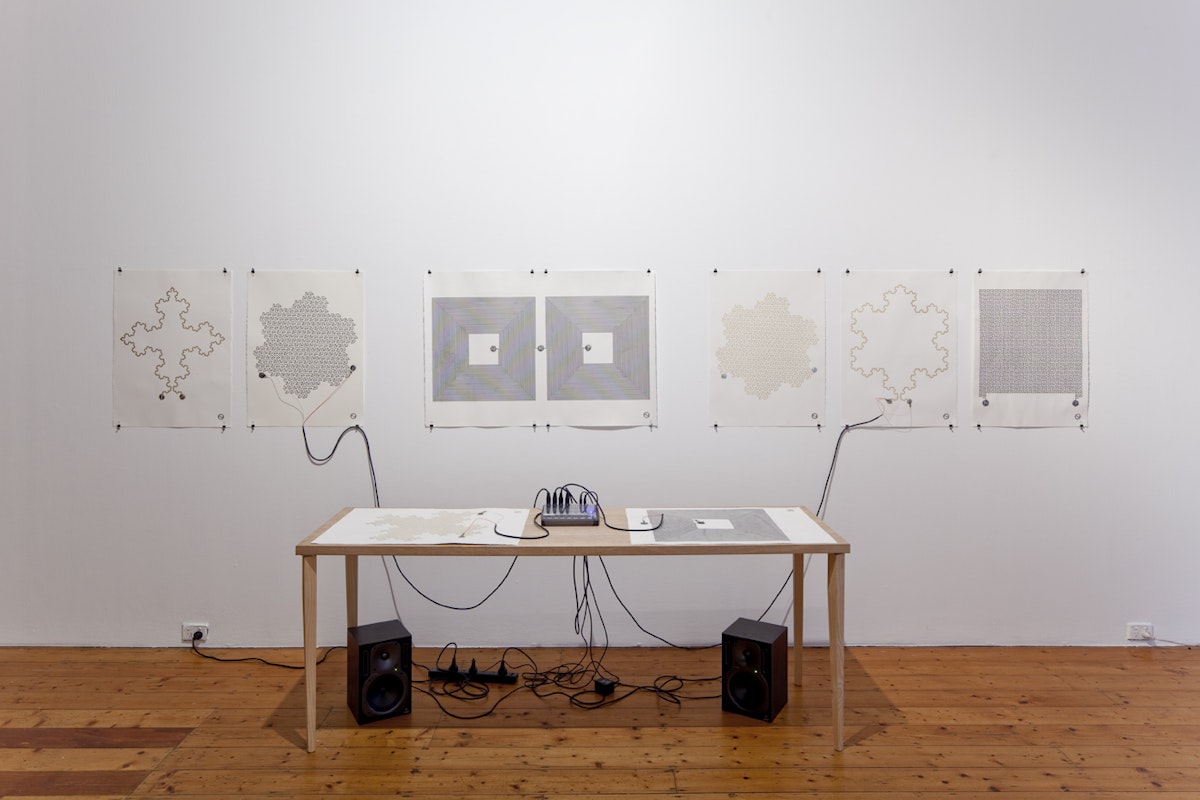 Installation view of Opening Lines at Gertrude Contemporary, 2010.