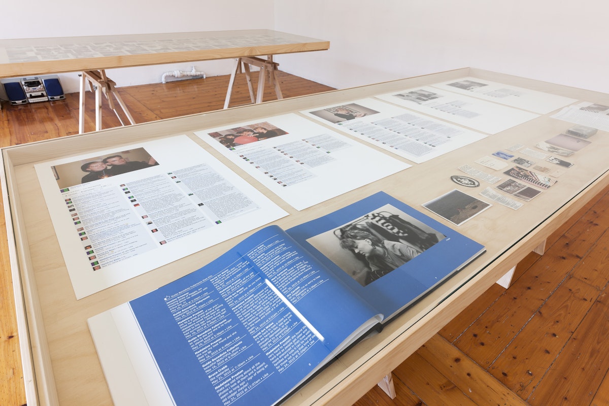 Octopus 13, on this day alone, 2013, installation at Gertrude Contemporary. Image courtesy of the Gertrude Contemporary archives.