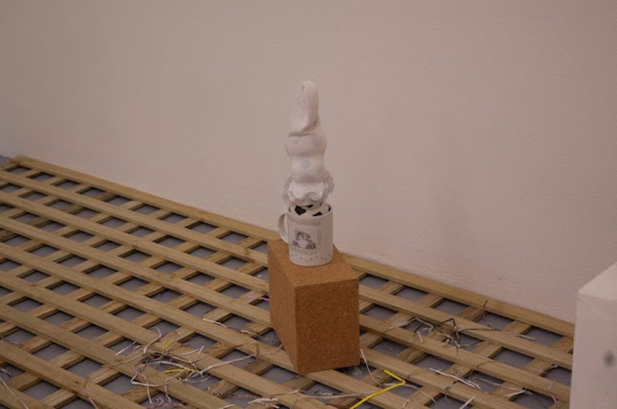 Christopher L G Hill, Free Feudal Barter, 2013, installation at Studio 12. Photo: Kate Meakin.