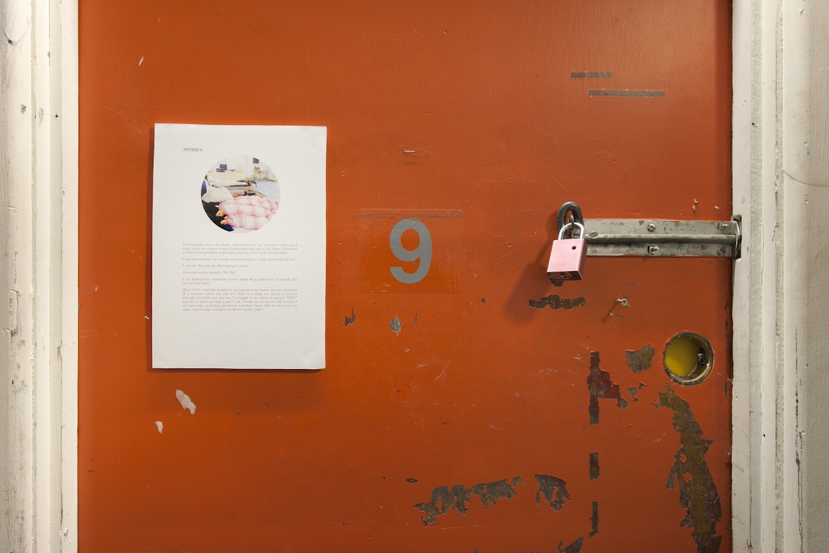 Gertrude Studios 2013, 2013, installation at Gertrude Contemporary. Image courtesy of the Gertrude Contemporary archives.