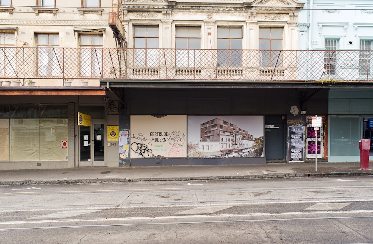 City Within the City, 2012, installation at Gertrude Contemporary. Image courtesy of the Gertrude Contemporary archives.