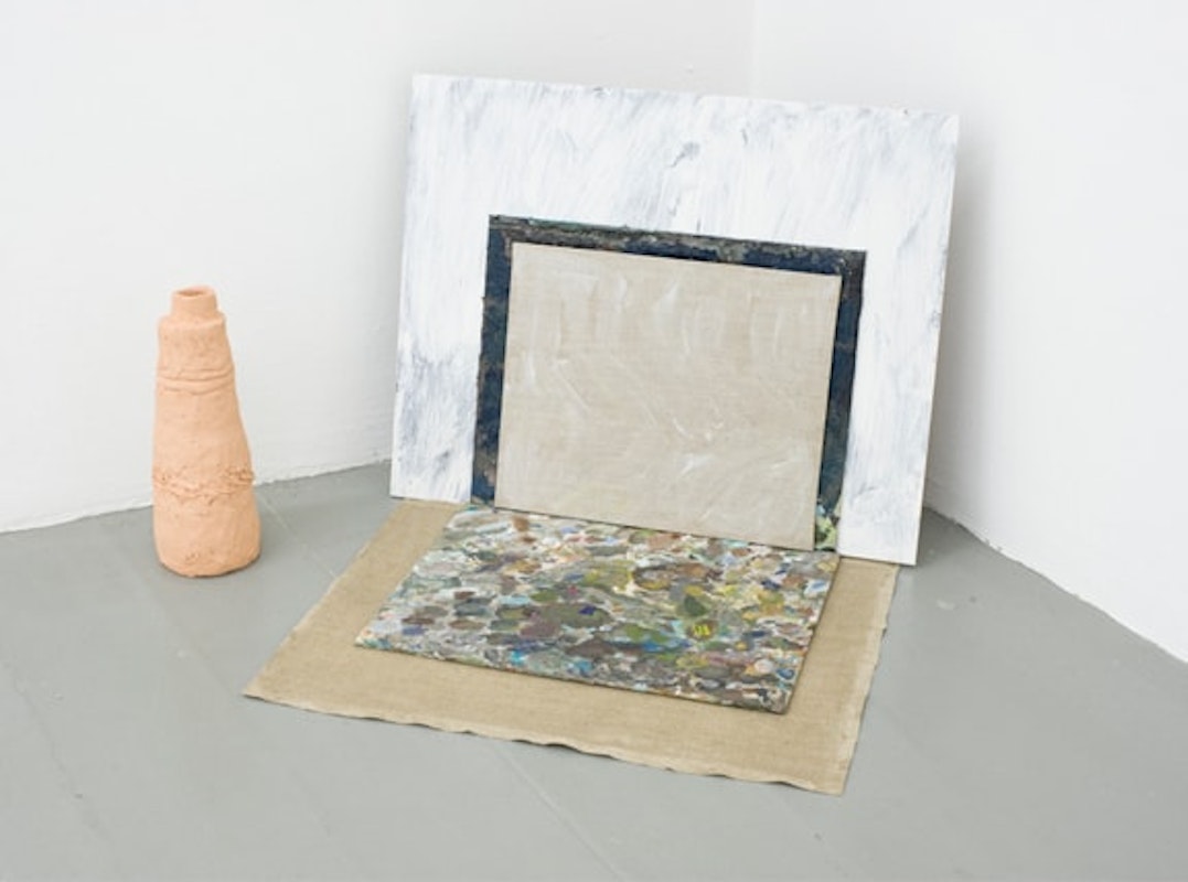 Jake Walker, Painting and Relief, 2012, installation at Gertrude Contemporary. Image courtesy of the Gertrude Contemporary archives.