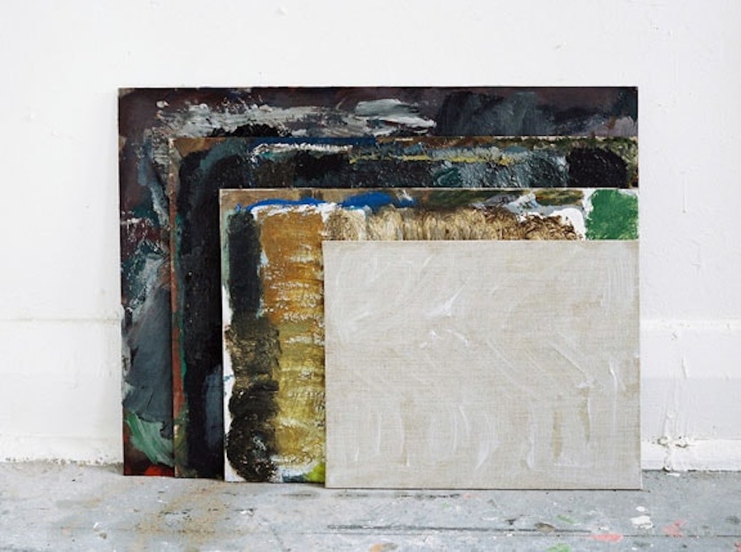 Jake Walker, Painting and Relief, 2012, installation at Gertrude Contemporary. Image courtesy of the Gertrude Contemporary archives.