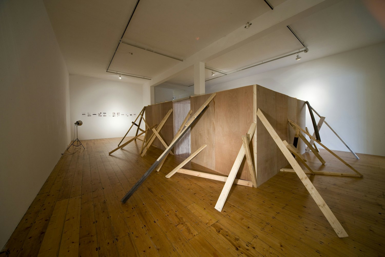 Nicolas Fenouillat, Alternative2Antipode, 2008, installation at Gertrude Contemporary. Image courtesy of the Gertrude Contemporary archives.