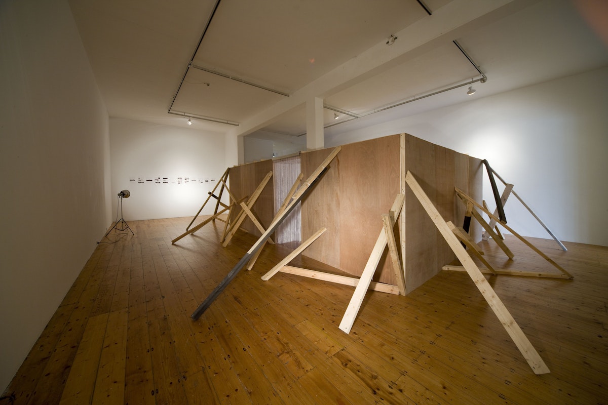 Nicolas Fenouillat, Alternative2Antipode, 2008, installation at Gertrude Contemporary. Image courtesy of the Gertrude Contemporary archives.