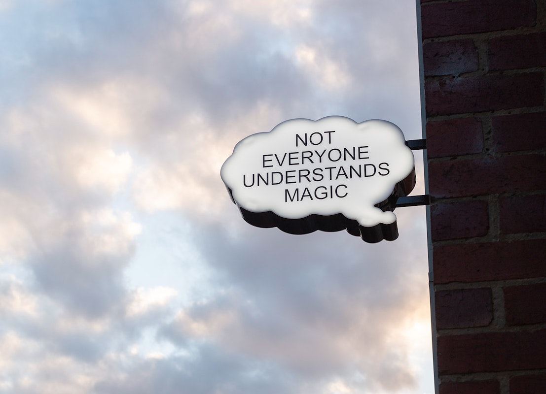 Justin Balmain, Not Everyone Understands Magic, 2021. Image by Christian Capurro. 