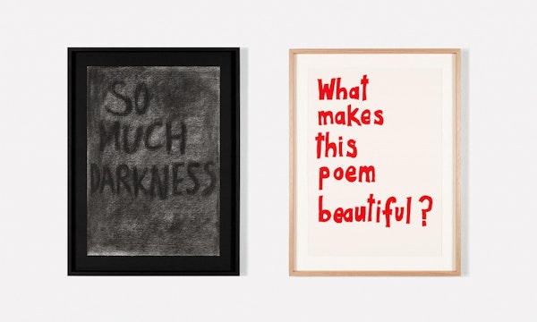 Elizabeth Newman, So much darkness, 2021 and What makes this poem beautiful? 2021. Gertrude Edition