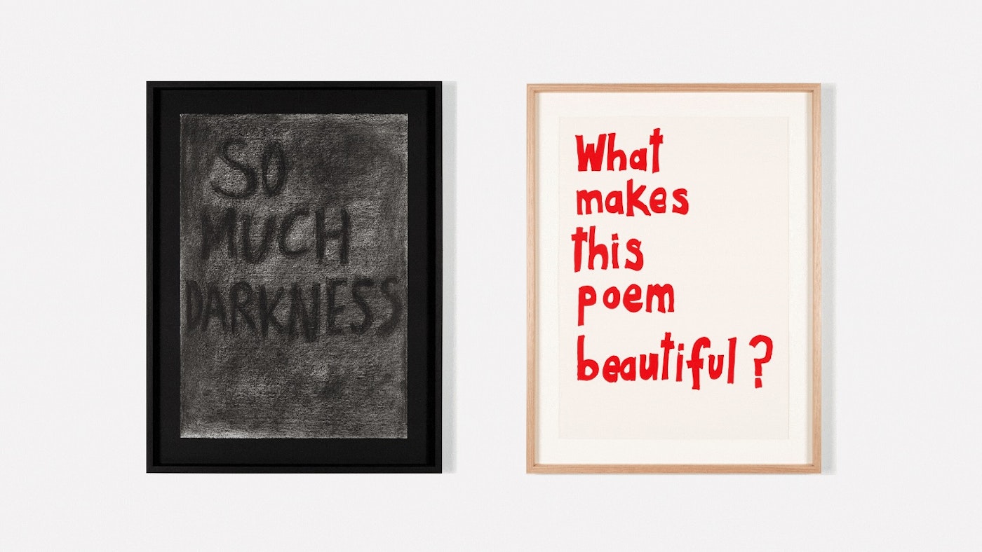 Elizabeth Newman, So much darkness, 2021 and What makes this poem beautiful? 2021. Gertrude Edition