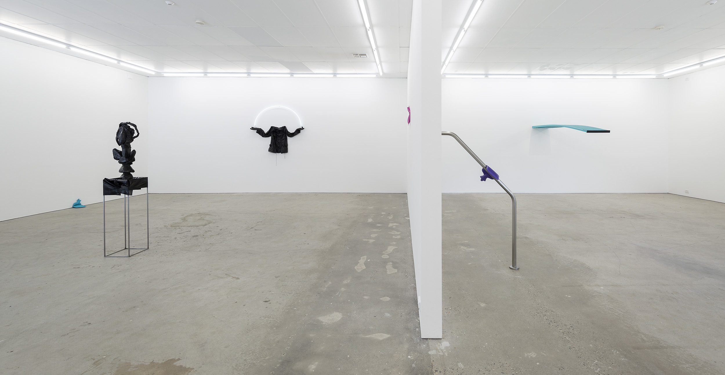 Installation image of Rob McLeish's HEADLESS at Gertrude Contemporary. Photo: Christian Capurro. 