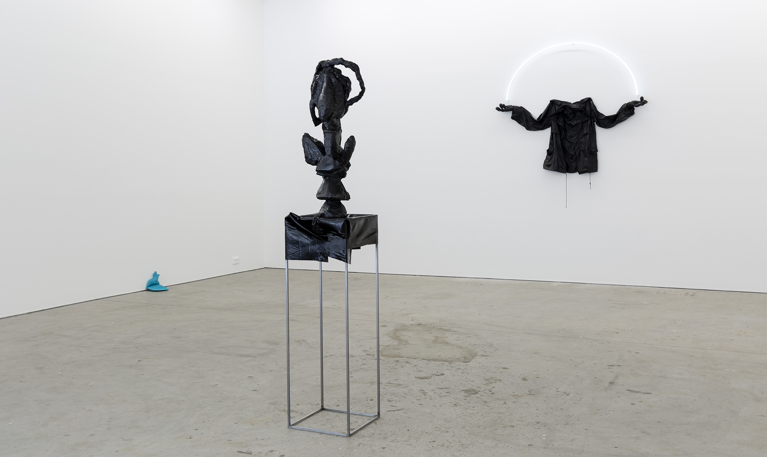 Installation image of Rob McLeish's HEADLESS at Gertrude Contemporary, 2021. Photo: Christian Capurro.