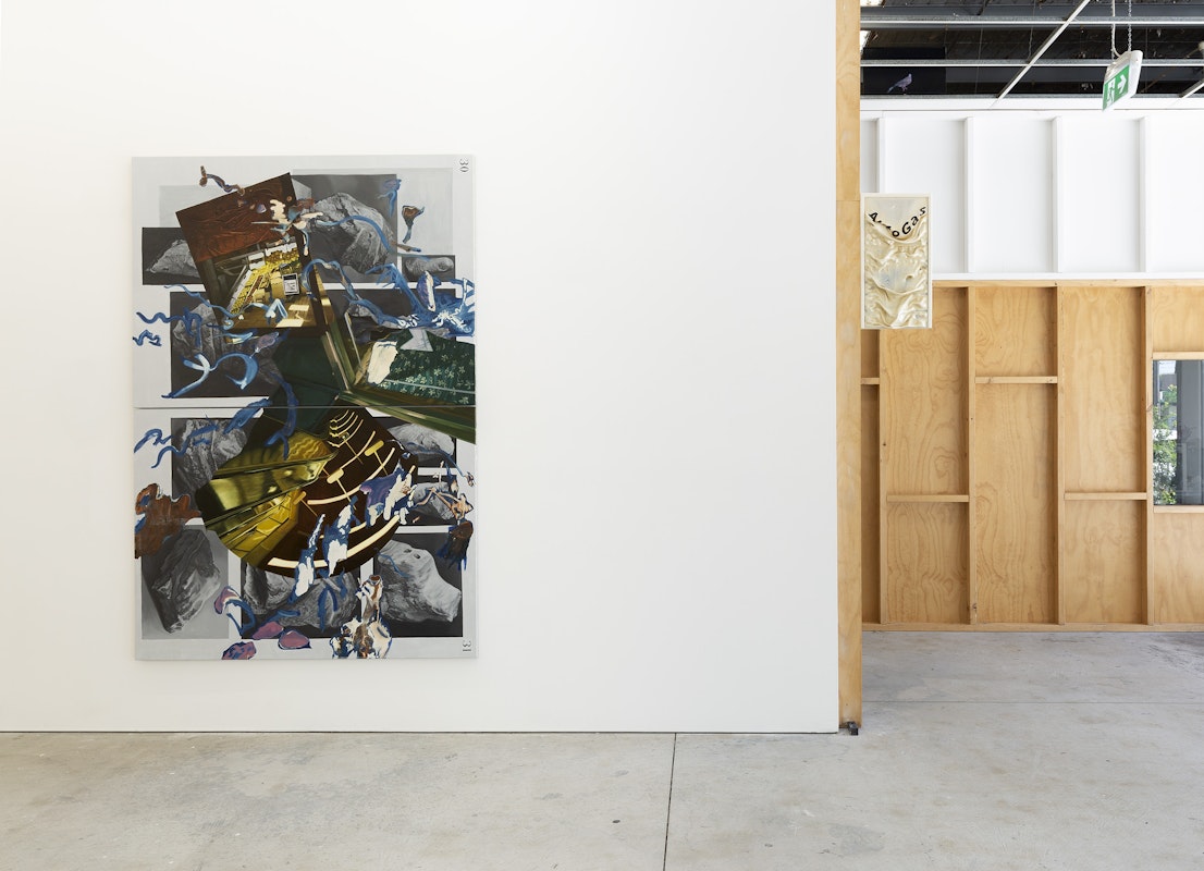 Installation view of Gertrude Studios 2021: If Not At Arm's Length, curated by Tim Riley Walsh, featuring work by Ann Debono and Narelle Desmond at Gertrude Contemporary.  Photo: Christian Capurro. 