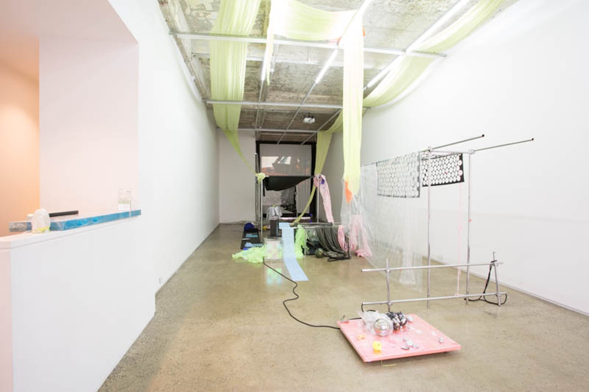 Debris Facility, Endolith Morphology, 2016. Installation view.