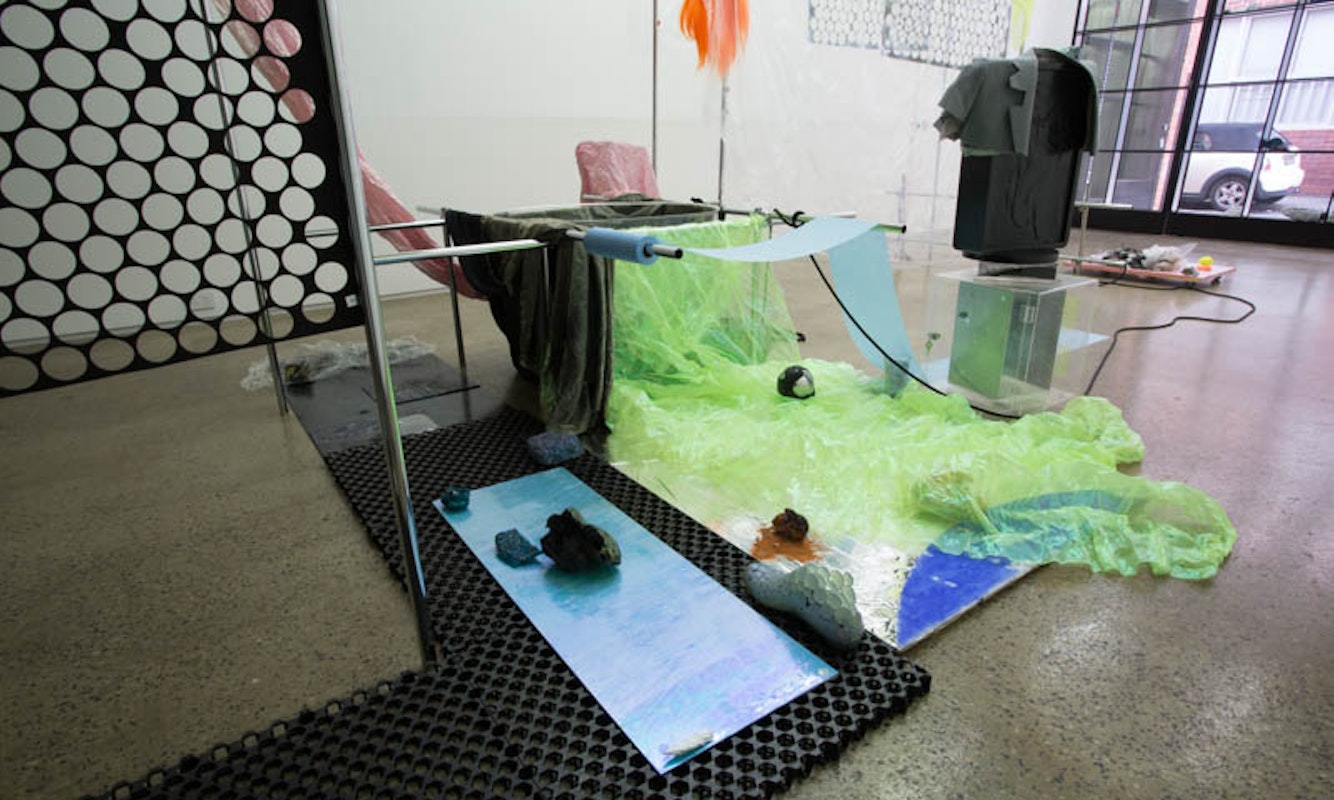 Debris Facility, Endolith Morphology, 2016. Installtion view.