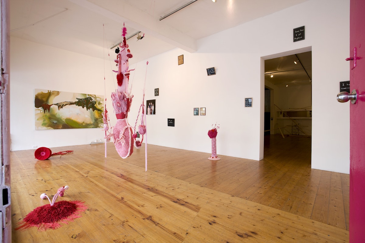 Installation view of 'Gertrude Studios 2008' at 200 Gertrude St.