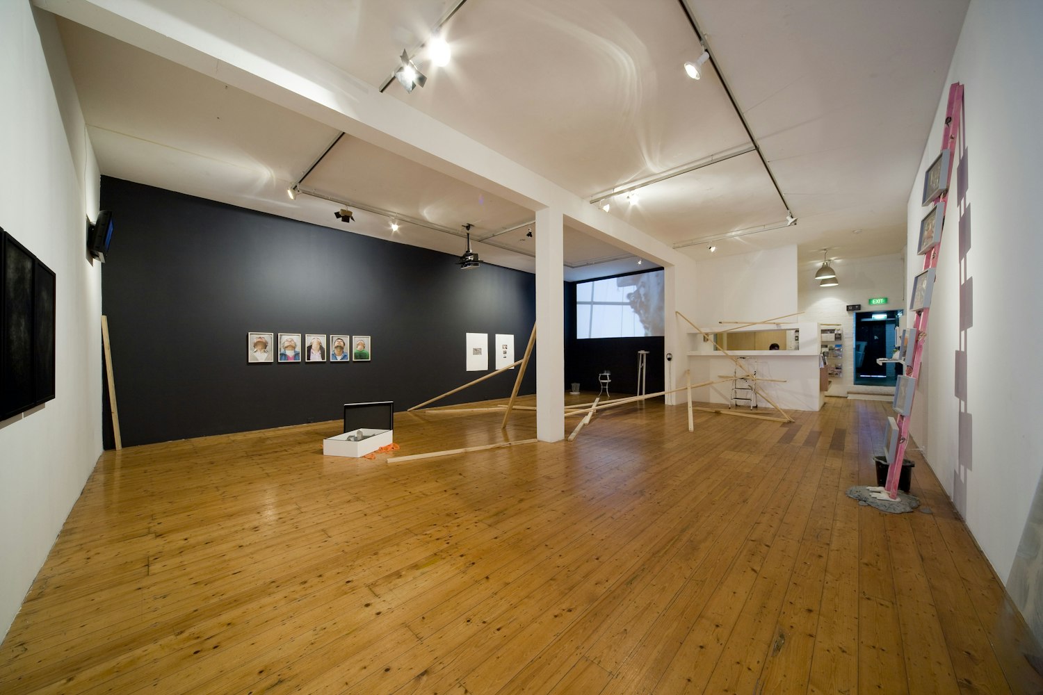 Installation view of 'Gertrude Studios 2008' at 200 Gertrude St.