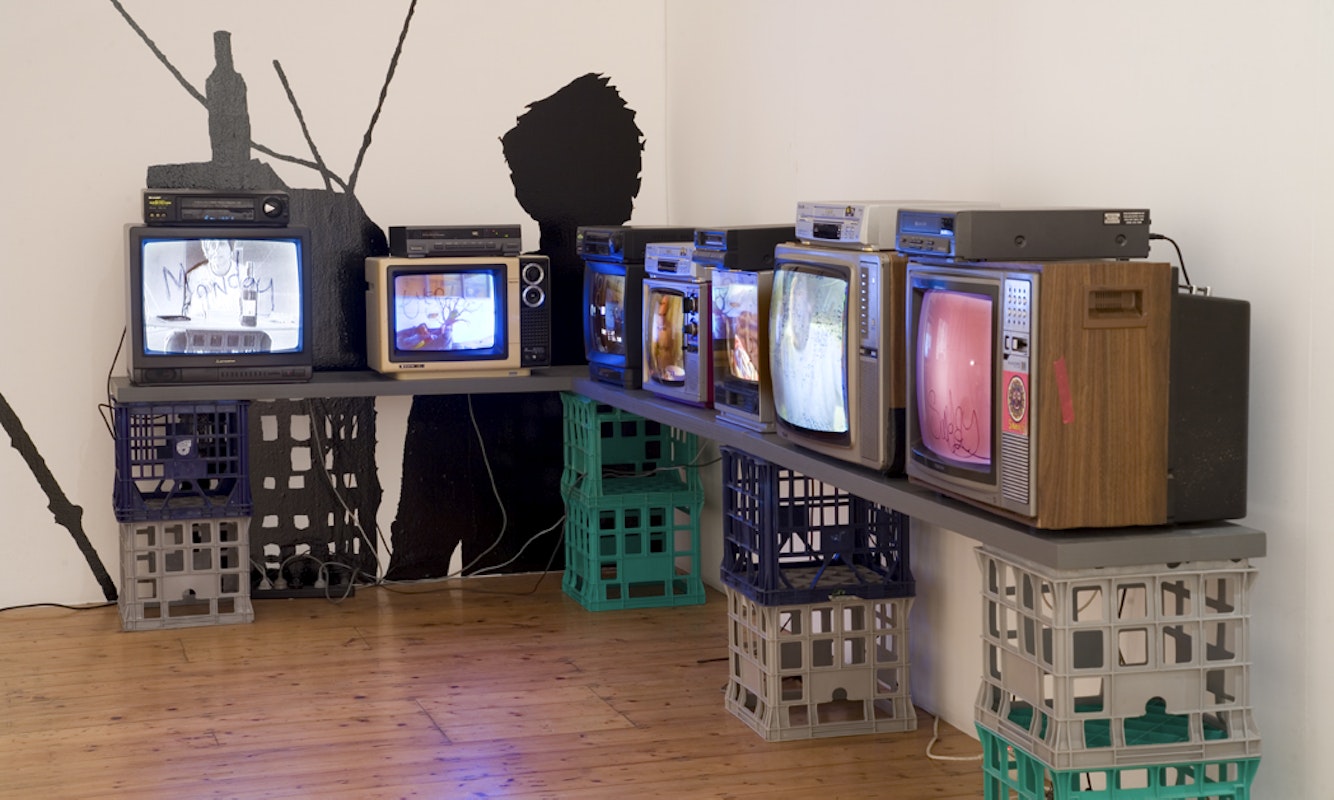 Installation view of 'We Are Hidden And We Can See You, We Are Hidden And You Can See Us' at 200 Gertrude Street