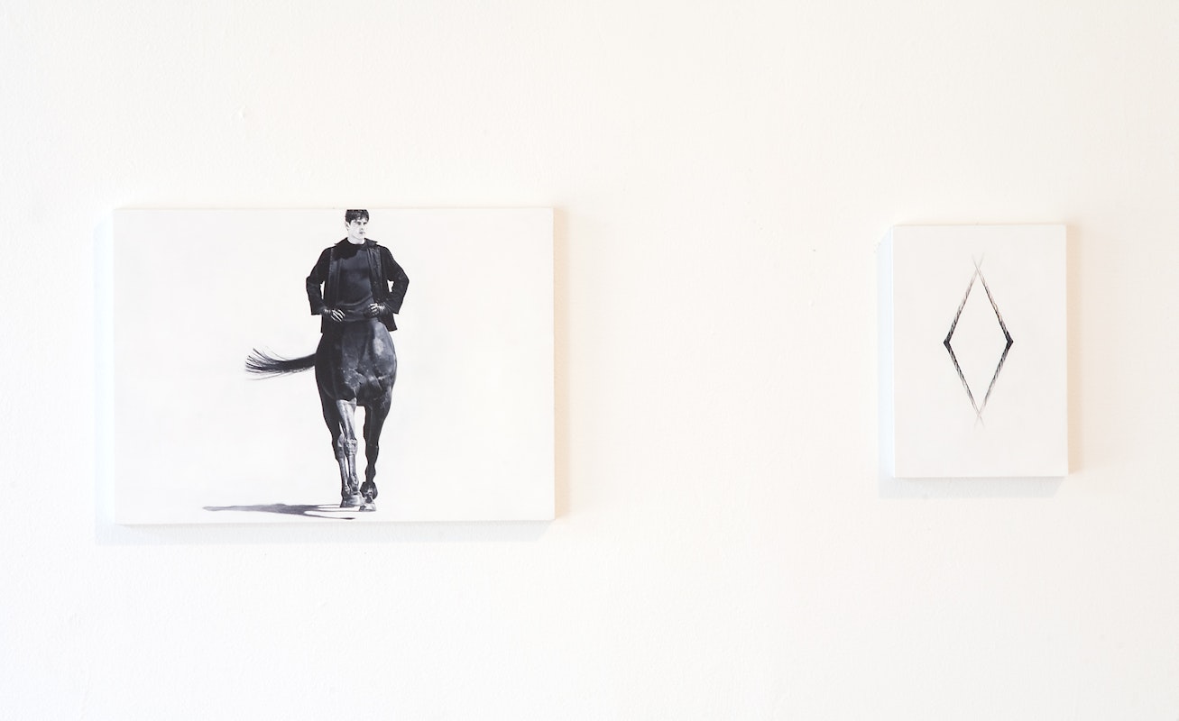 Installation view of Michael Zavros and Nell, 'There Goes A Narwhal' at 200 Gertrude Street