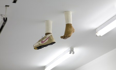 Installation view of Mark Hilton's Studio 12 exhibition at 200 Gertrude St