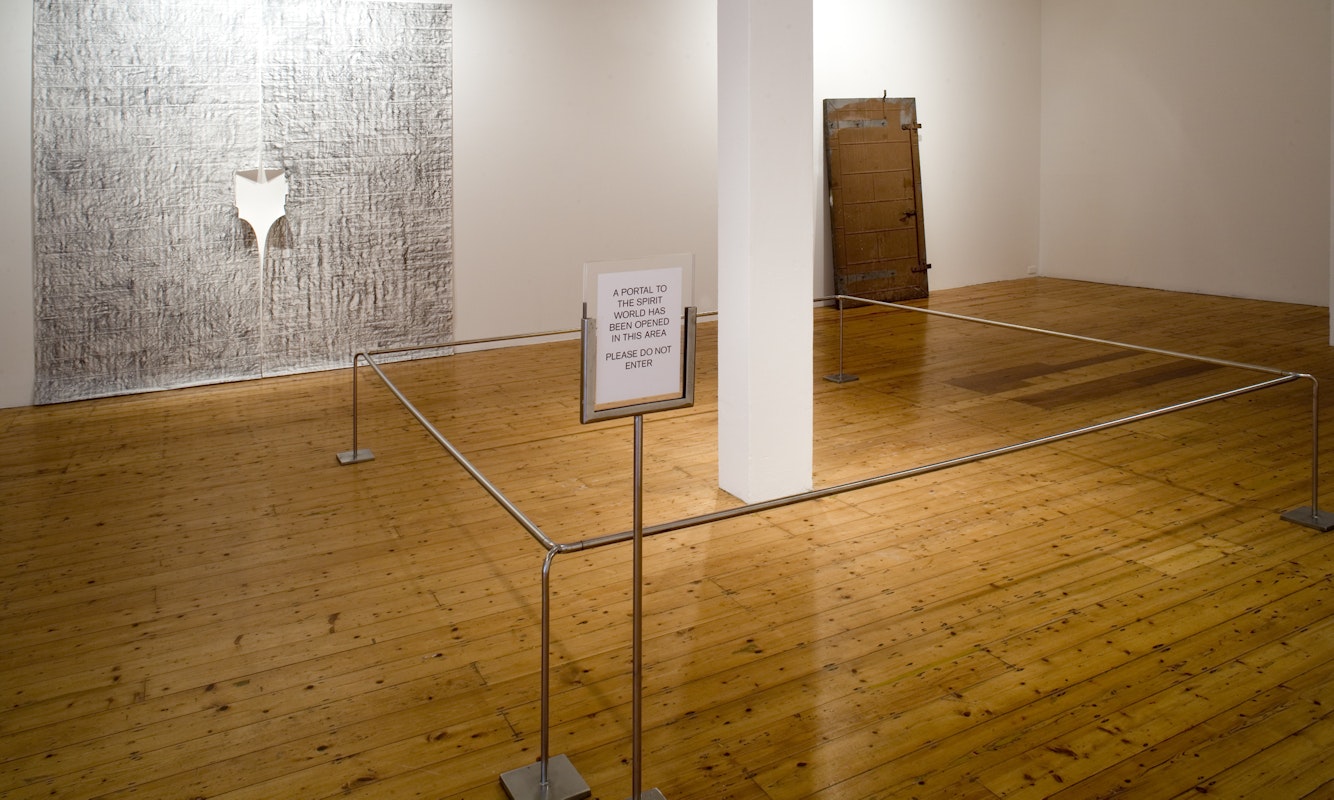 Installation view of Dane Mitchell, 'Invocation' at 200 Gertrude Street 