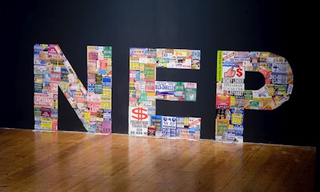 Installation view of The Indenpendence Project at 200 Gertrude Street