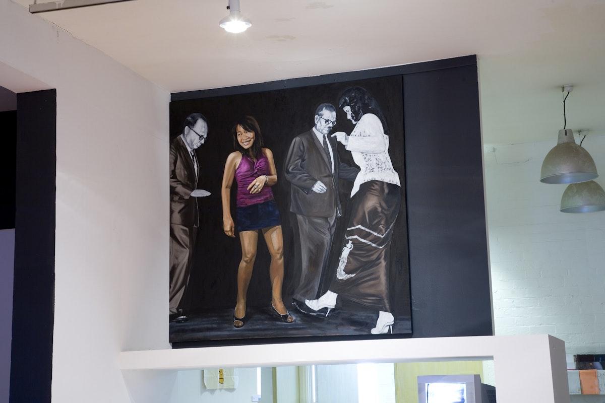 Installation view of The Indenpendence Project at 200 Gertrude Street