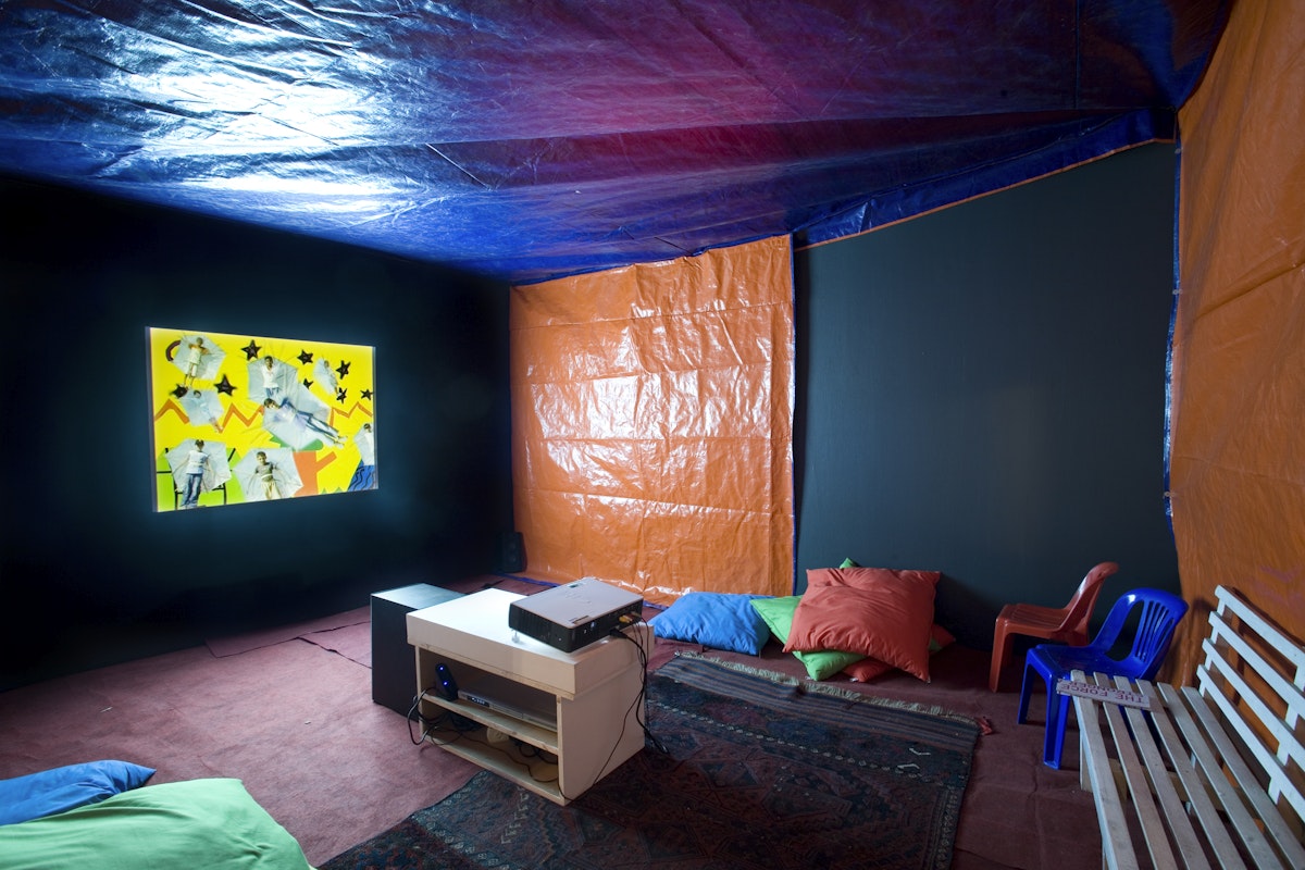 Installation view of The Indenpendence Project at 200 Gertrude Street