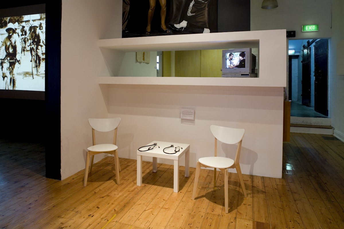 Installation view of The Indenpendence Project at 200 Gertrude Street