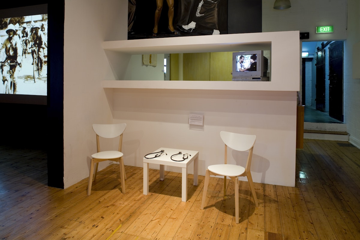 Installation view of The Indenpendence Project at 200 Gertrude Street 