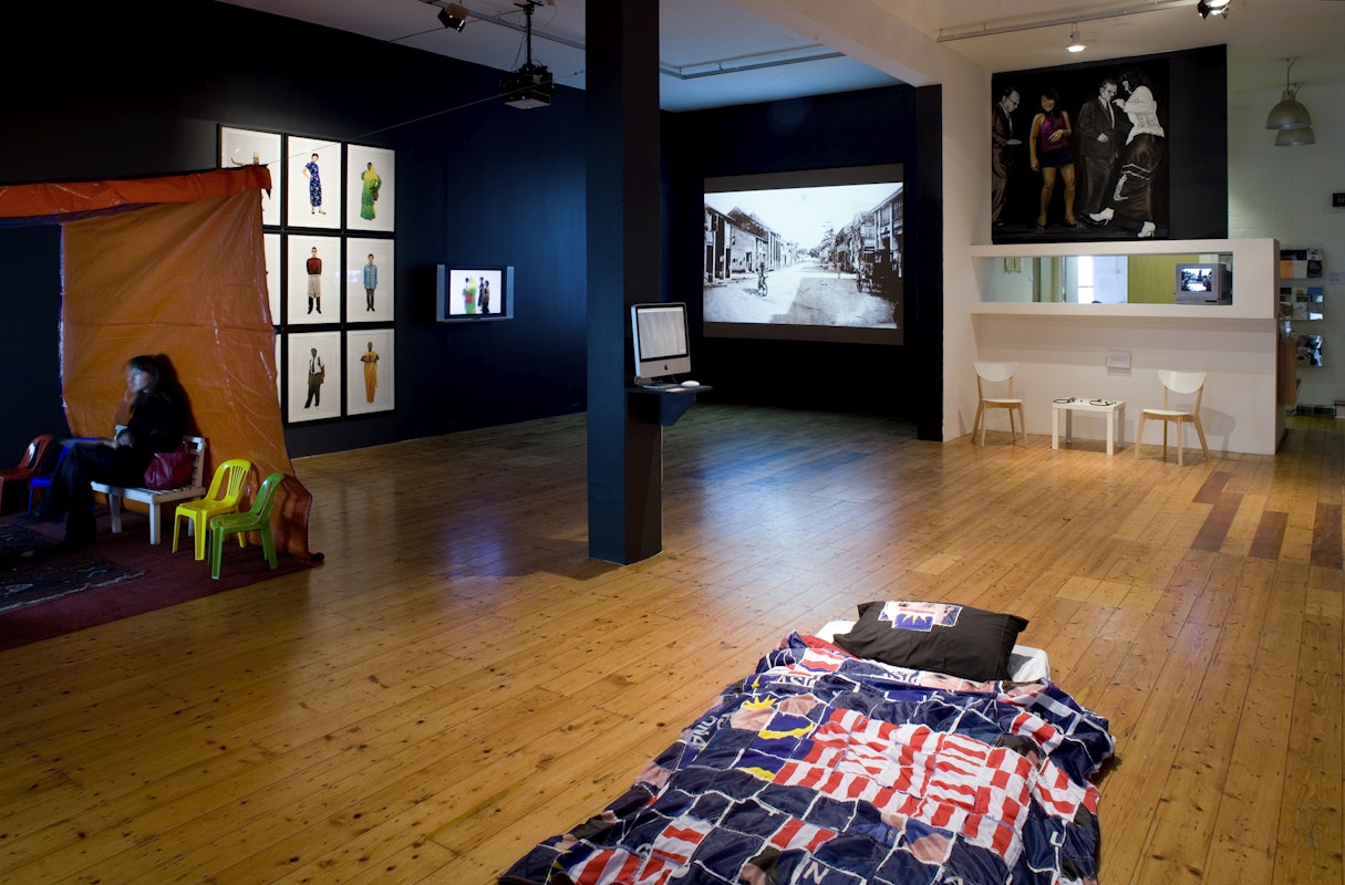 Installation view of The Indenpendence Project at 200 Gertrude Street