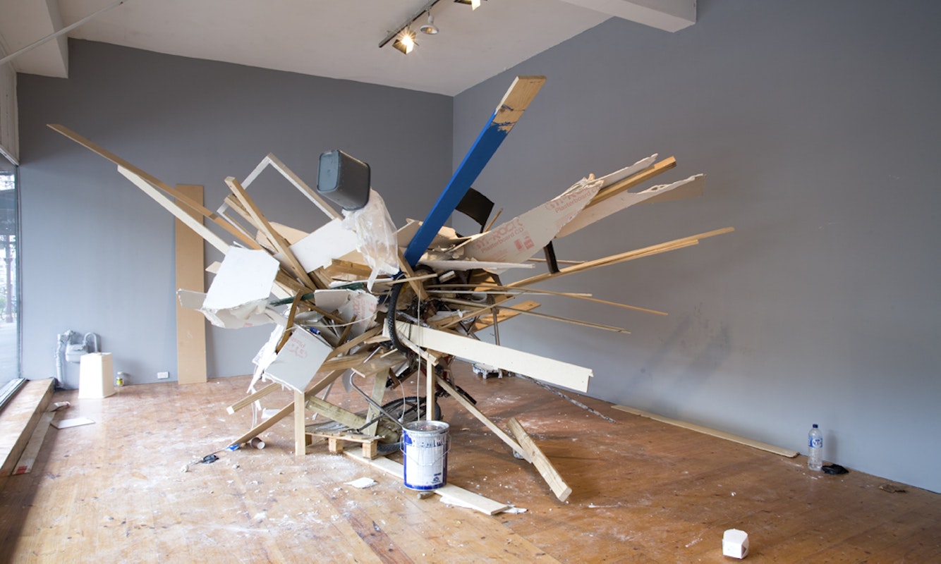 Installation view of Ardi Gunwan, 'The Super Light' at 200 Gertrude Street