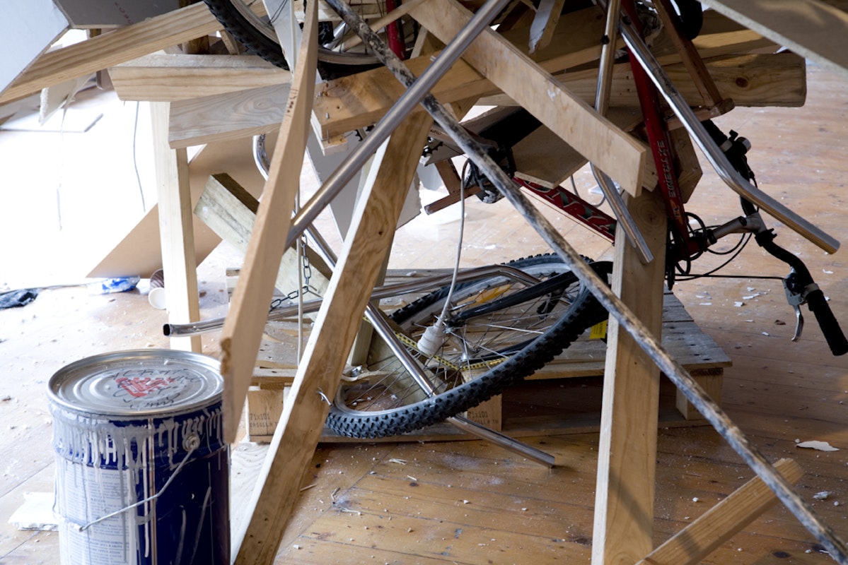 Installation view of Ardi Gunwan, 'The Super Light' at 200 Gertrude Street