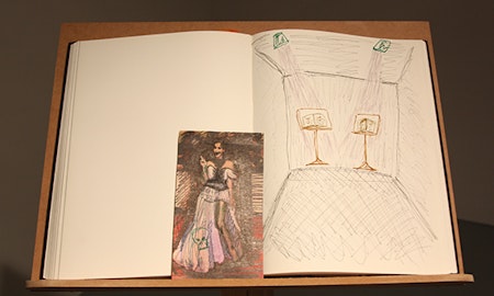 Installation view of DAMP, 'Book of Shadows' at Studio 12